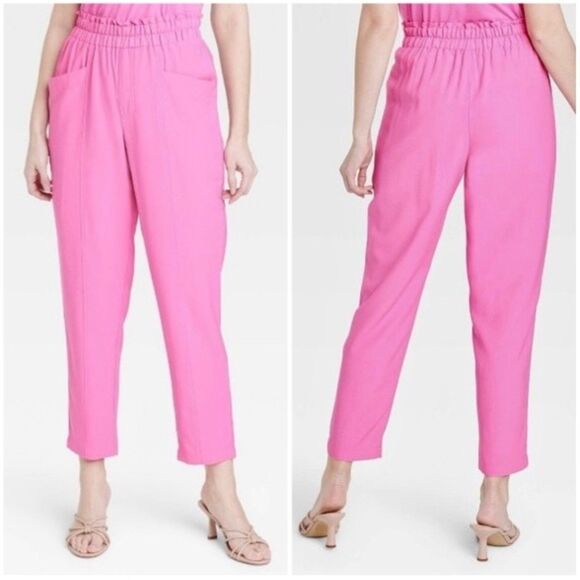 A New Day High Rise Tapered Pull On Ankle Pants - Picture 1 of 10